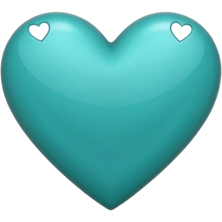 teal colored heart emoji