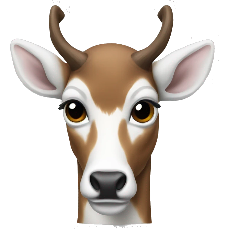Piebald deer  emoji