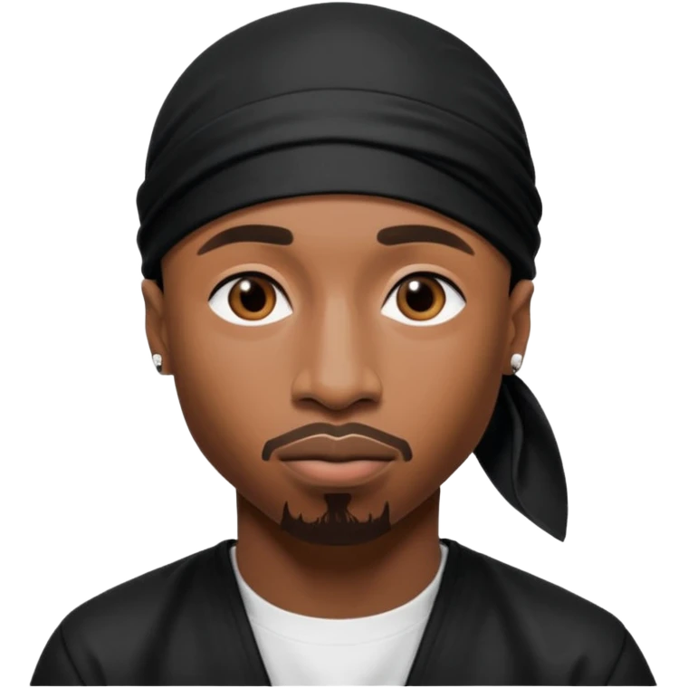 2Pac only face and durage emoji