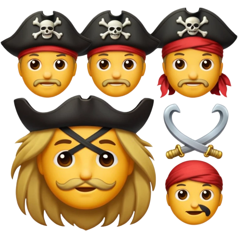 Make an emoji for pirates emoji
