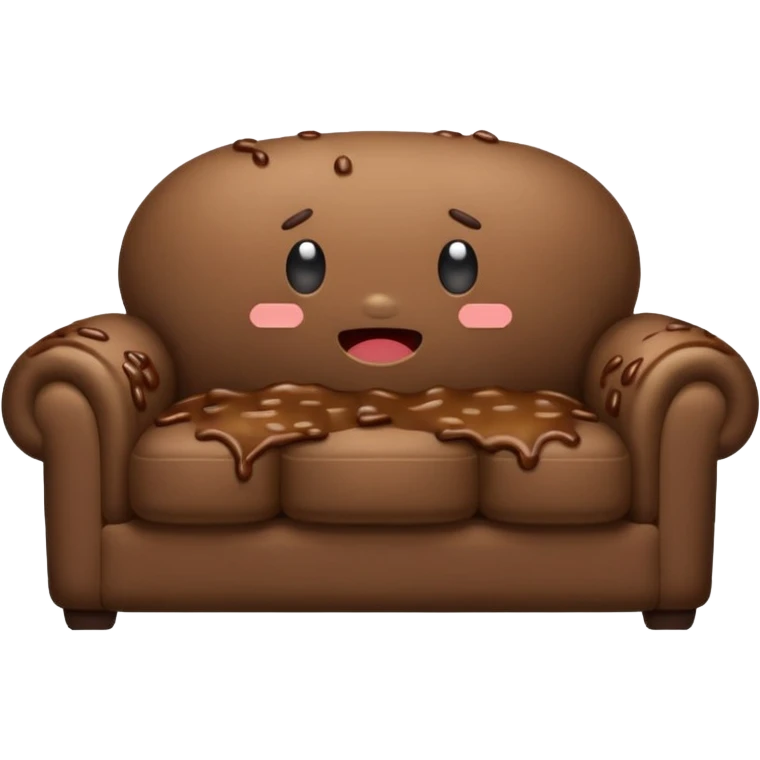 Poop on couch emoji