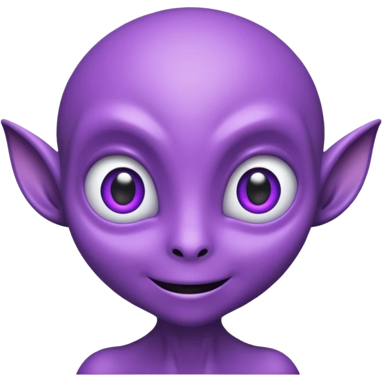 purple alien emoji