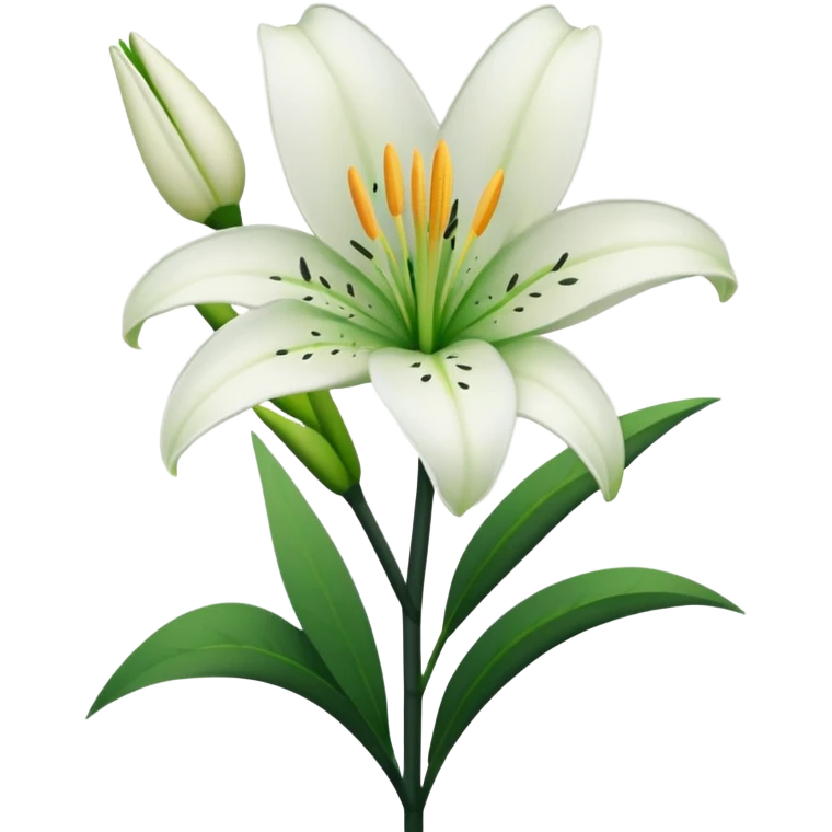  lillies black outline emoji