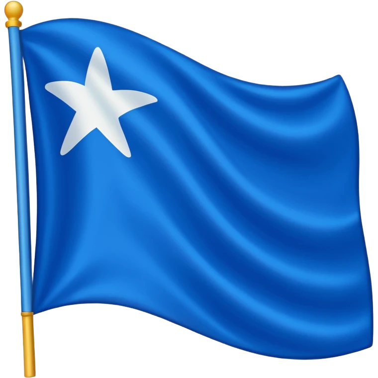 Blue flag emoji