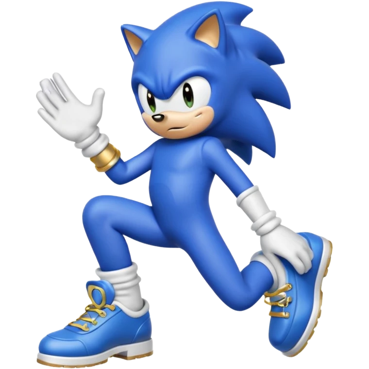 Sonic pooping emoji