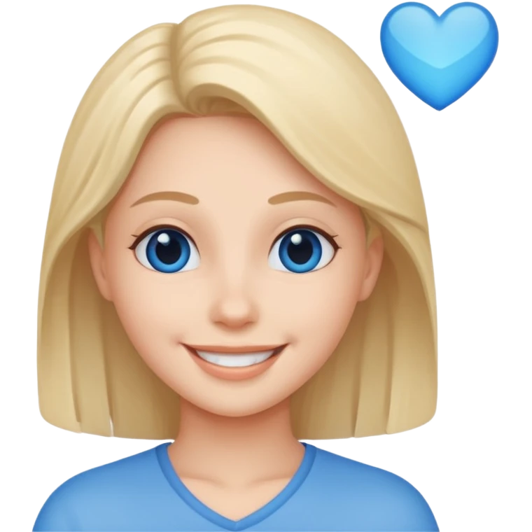 🥰 + 💙 emoji