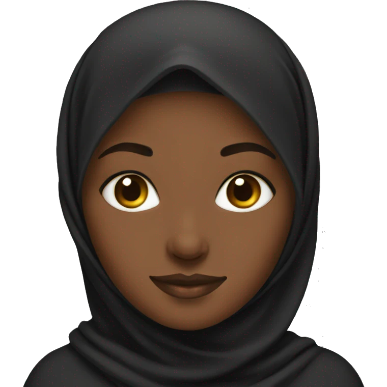 Black Muslimah  emoji