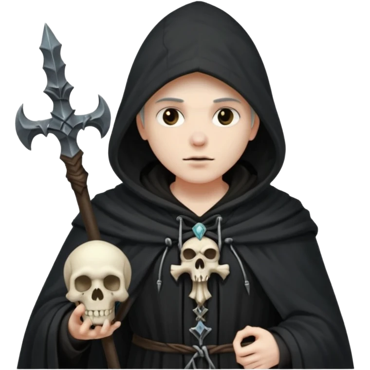 Dark necromancer – Skull staff














 emoji