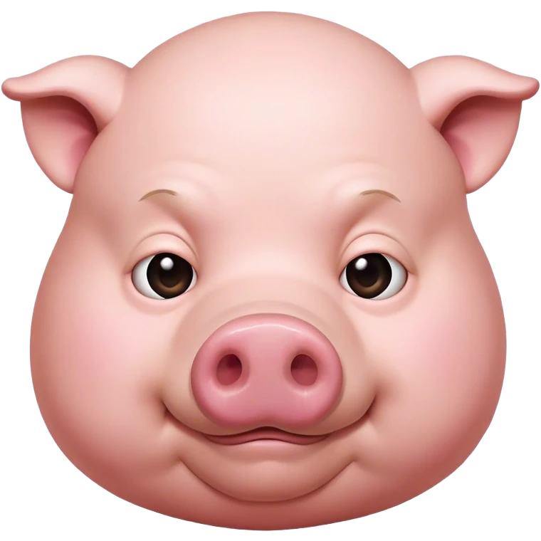 Pig faced fat man  emoji