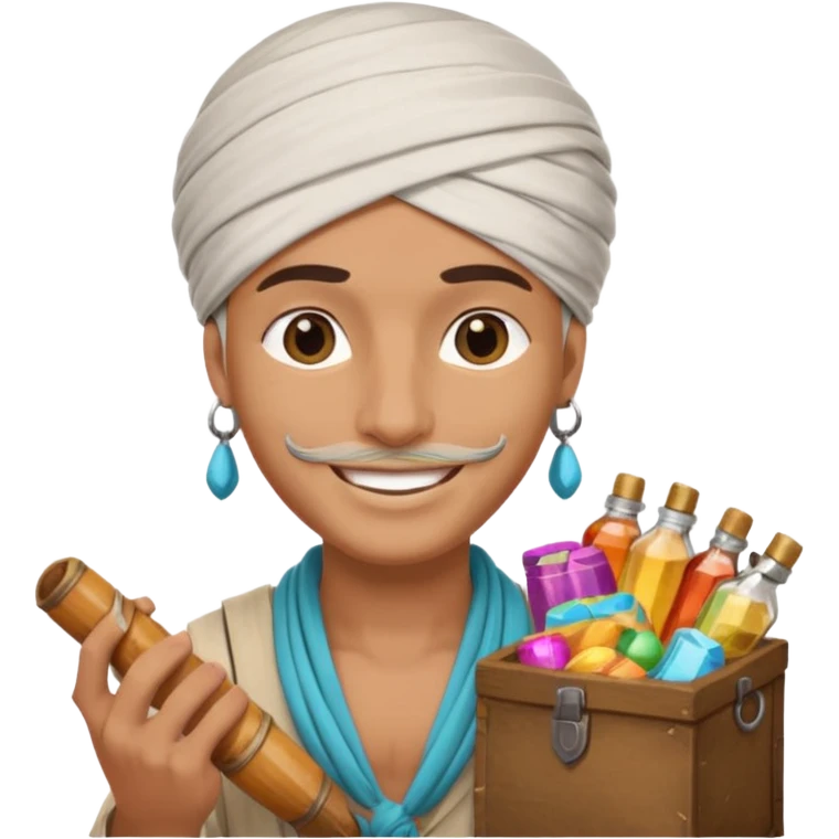 Desert Trader, with trading items emoji