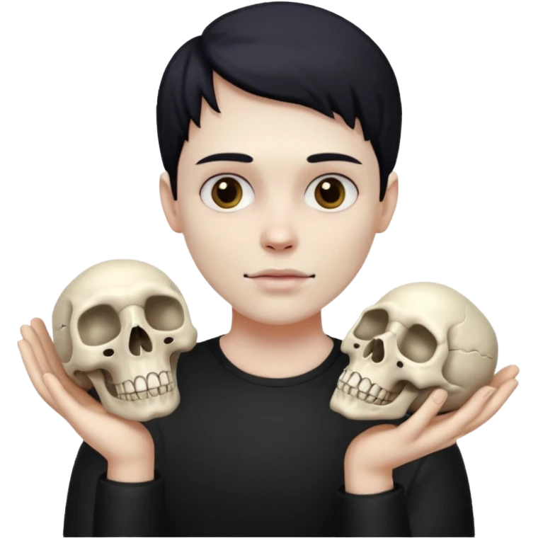 🤫+💀 emoji