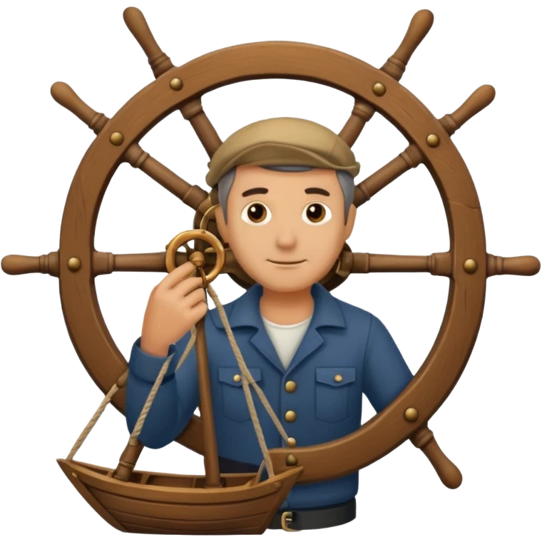 Helmsman emoji