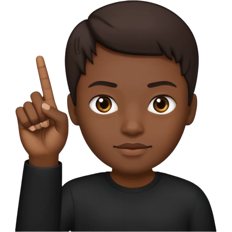 🗿🖕🏿 emoji