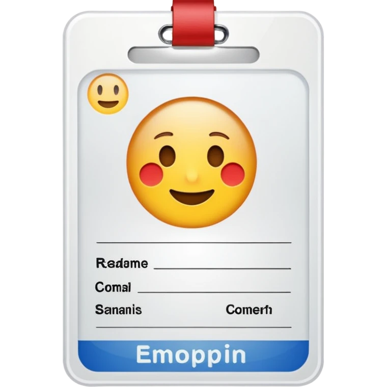 ID Card Scan emoji