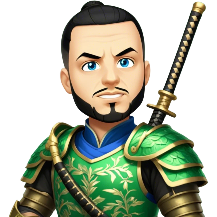 Emerald Samurai emoji