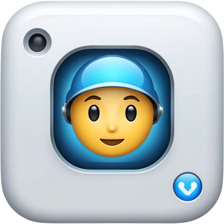 representing AI based technology emoji