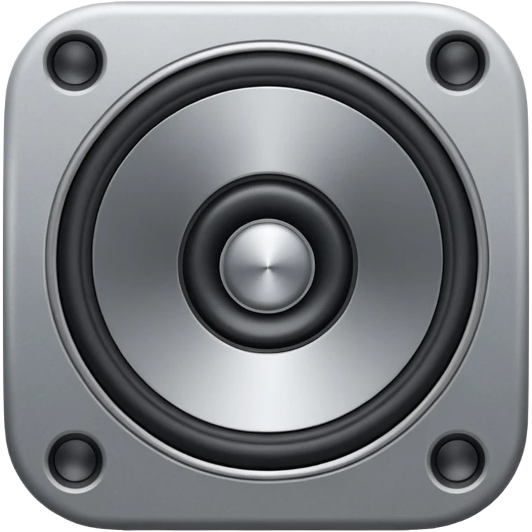 mac os icon speaker volume bar emoji | AI Emoji Generator