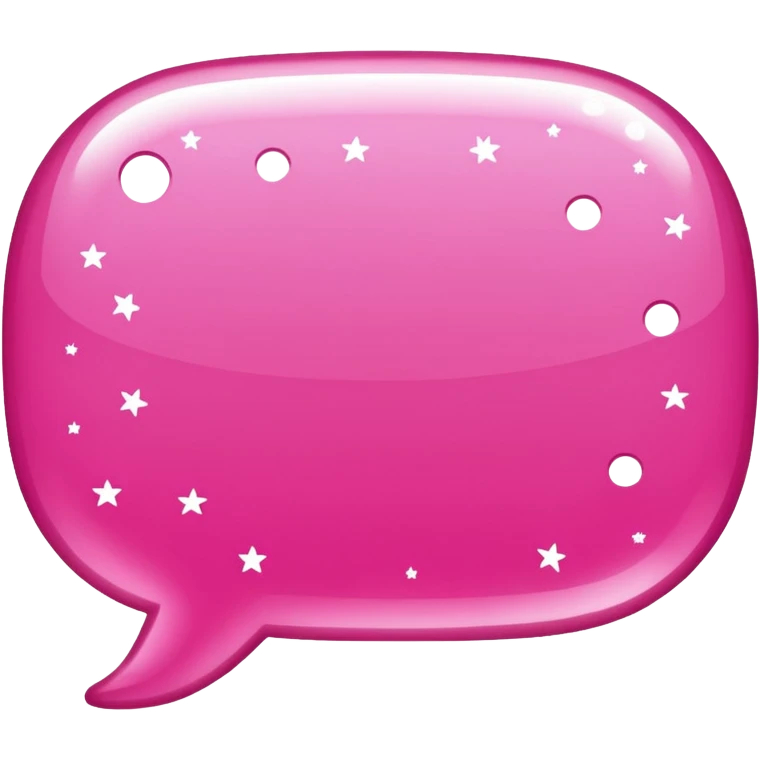 A pink iMessage-style text bubble that just says: “thinking about you again…” with a million unread notifications behind it. Background = sparkly pink gradient. emoji