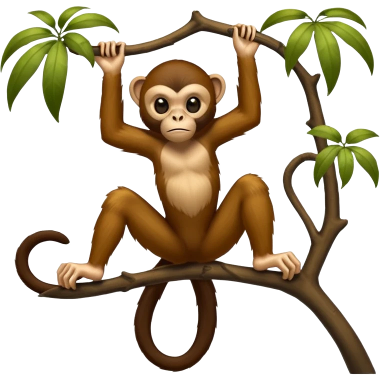 Spider monkey emoji