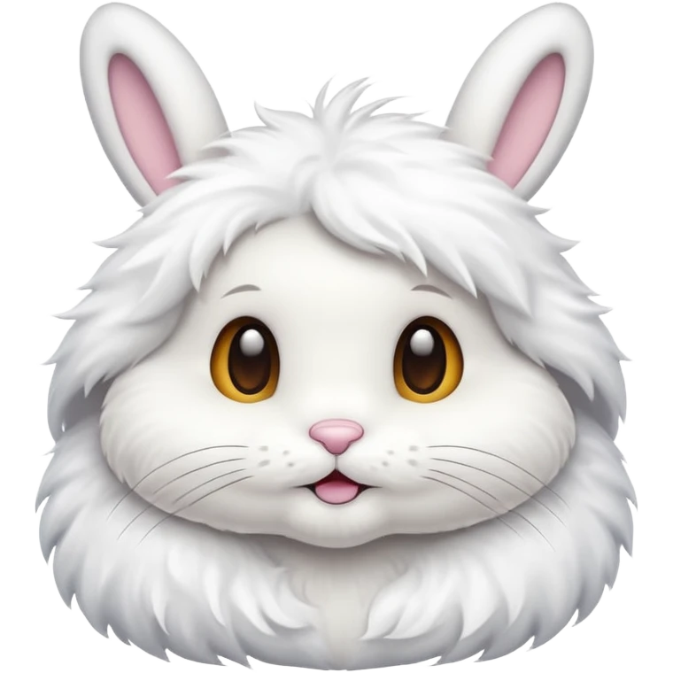 make a snow bunny
 emoji