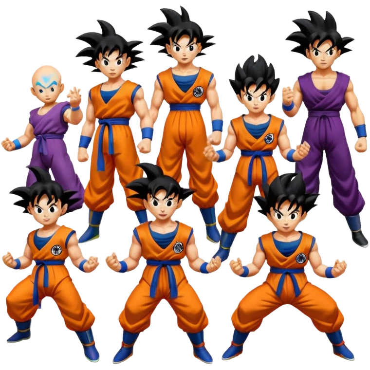 Dragon ball z Kai season 1 2 3 4 5 6 7 8 9 10  emoji