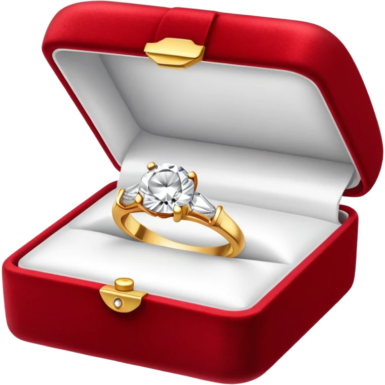 diamond ring inside red box emoji