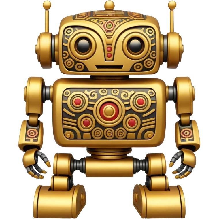 Aztec Robot  emoji
