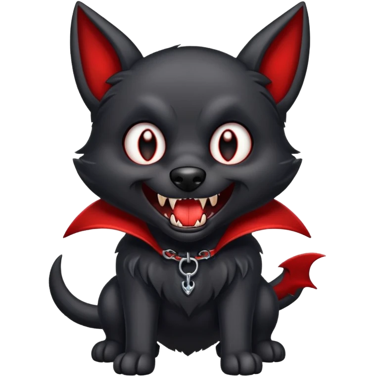 vampire dog emoji
