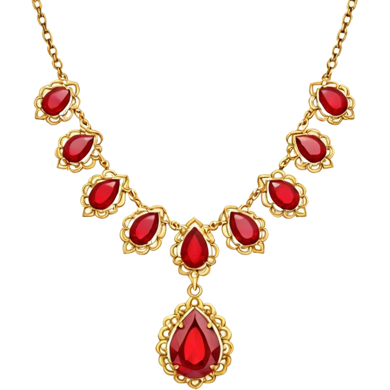Necklace red emoji