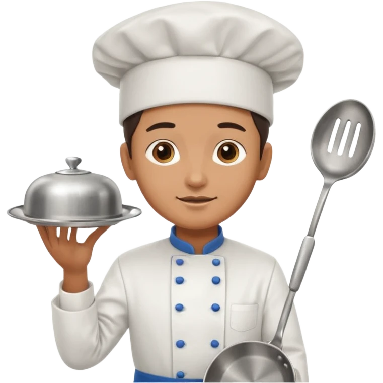 chef holding pan emoji