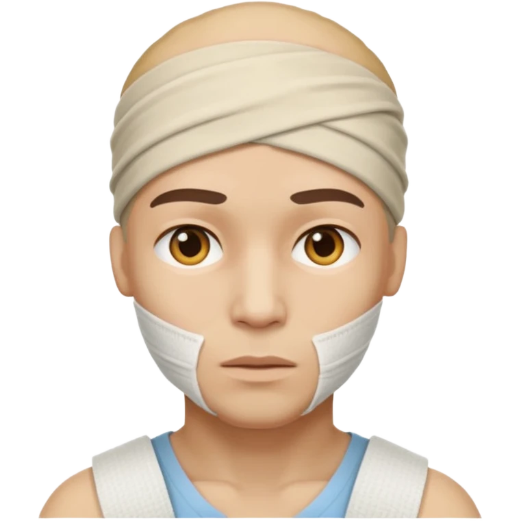 Mann mit Verband emoji