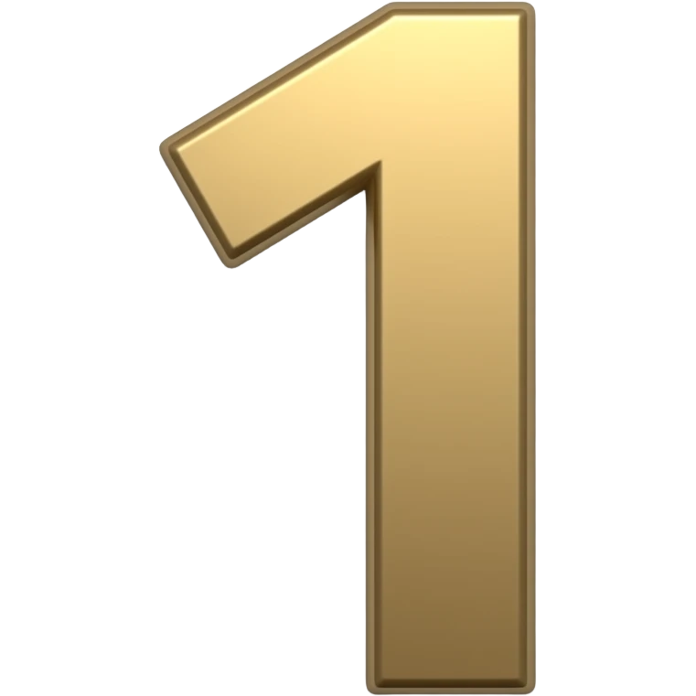 numer 1 emoji