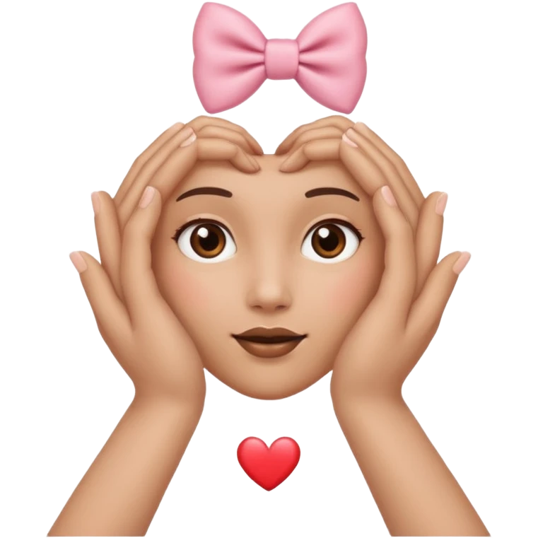 👉👈+🎀 emoji