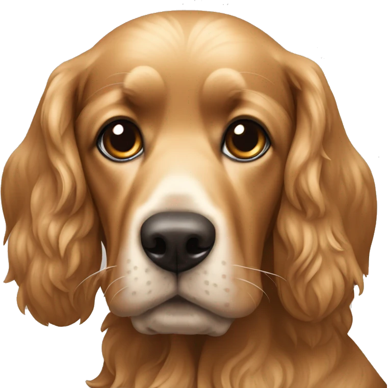 perro cocker negro emoji