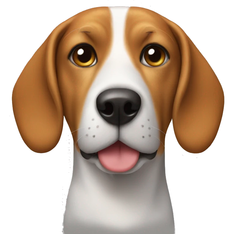 Beagle face emoji