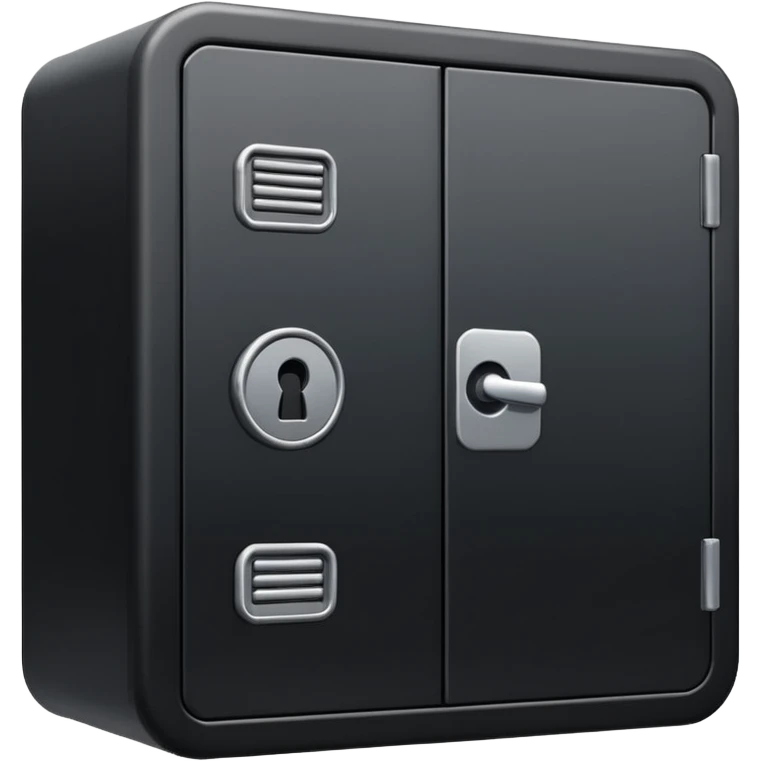 locker black emoji