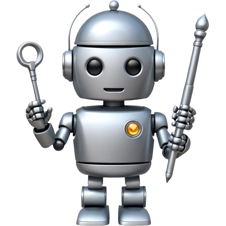 Robot Maestro Conductor emoji