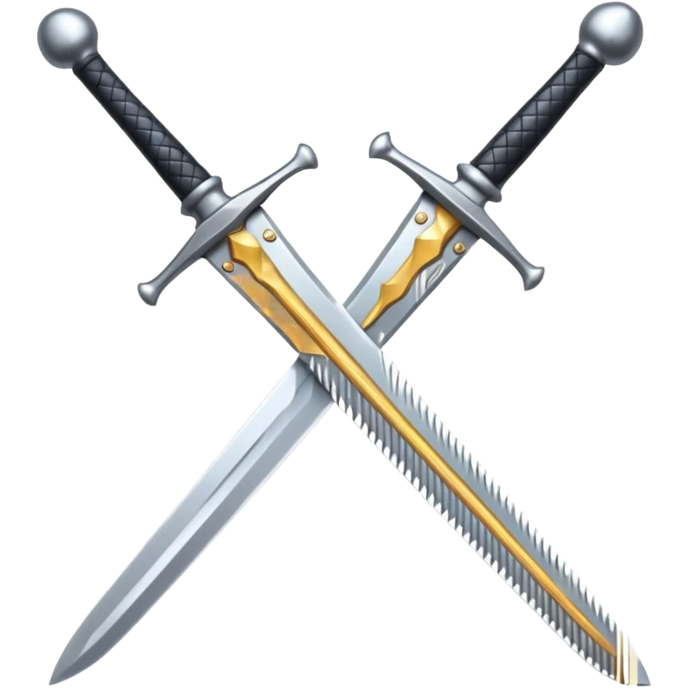 white sword emoji