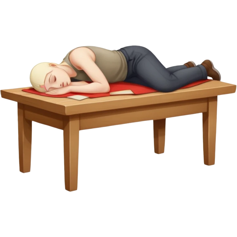 «Выгорание / Истощение» (не просто сонливость): Есть 😴 (спящий), но нет эмодзи для полного морального и физического истощения.

Предлагаемый смайлик: Лицо, лежащее на столе, или человек, тушащий себя как свечку. emoji