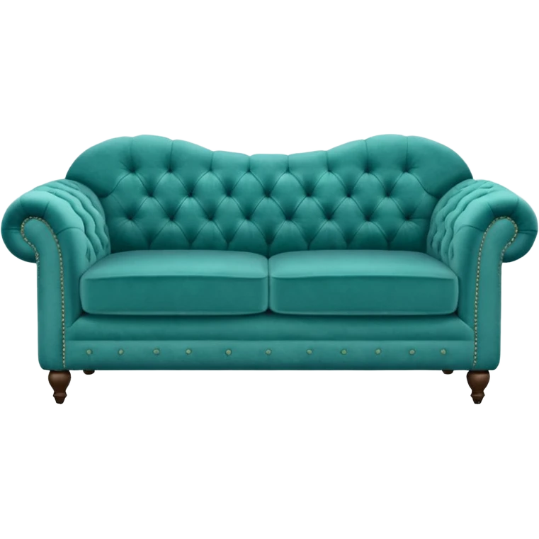 Teal couch emoji