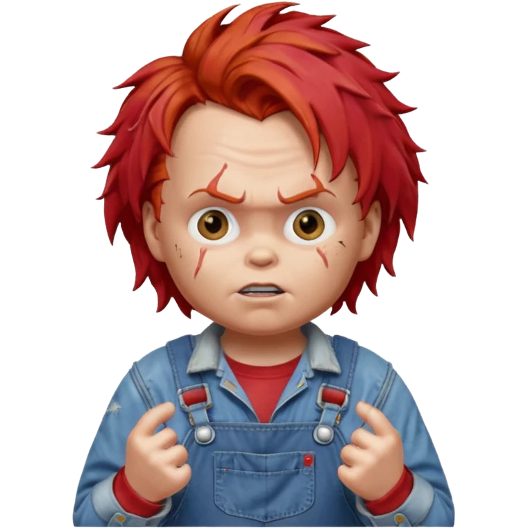 chucky shrug emoji