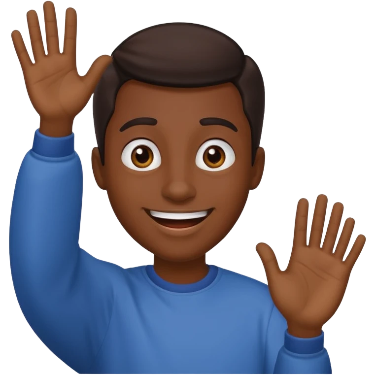 🥸👋🏿 emoji
