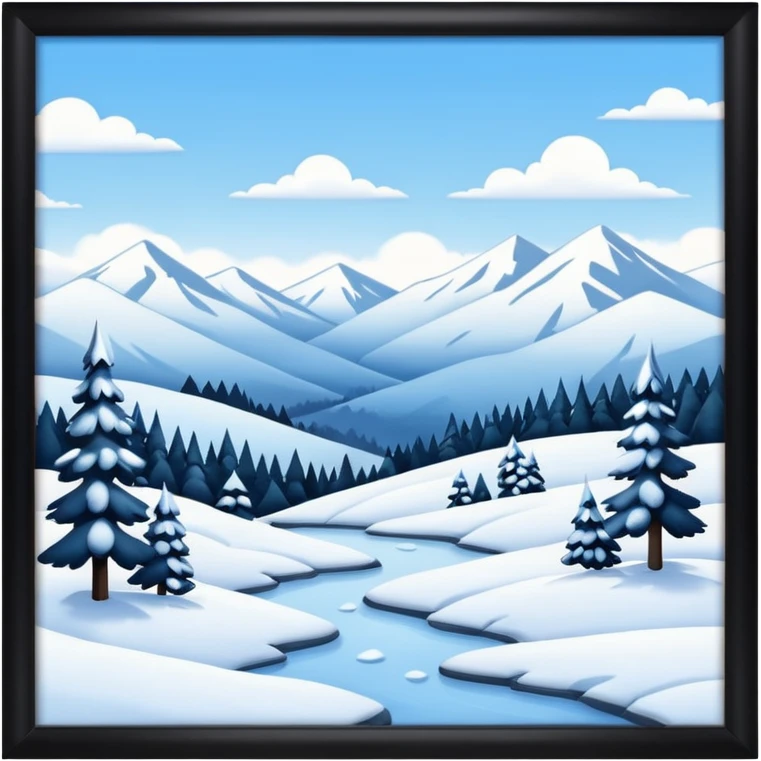 Winter Photo emoji