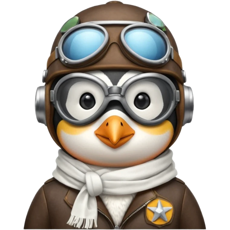 Penguin pilot emoji