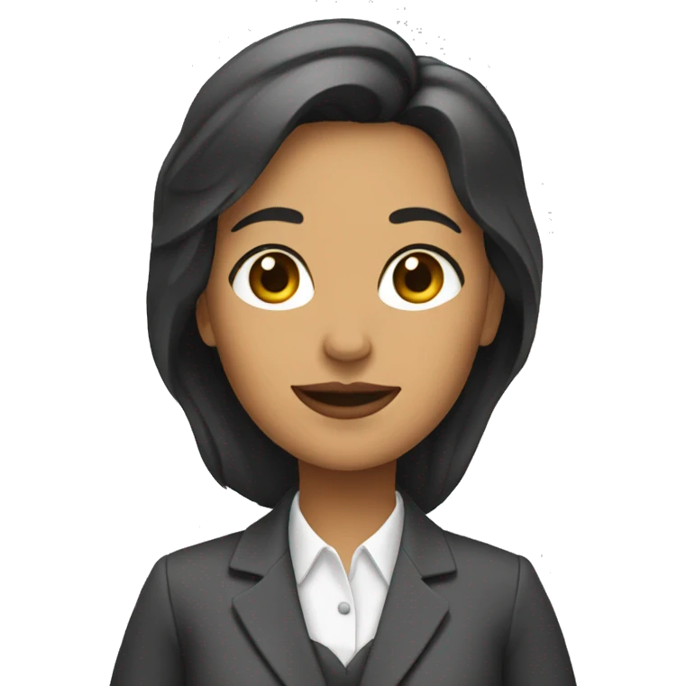 mujer con traje emoji