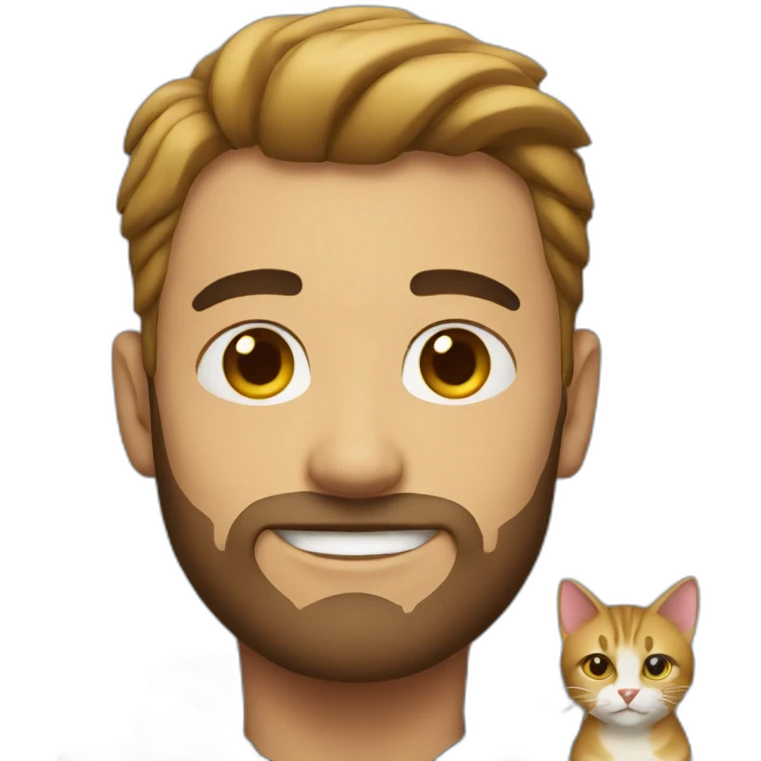 MEN AND CAT emoji