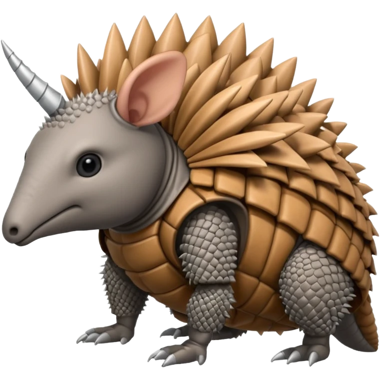 winged armadillo emoji