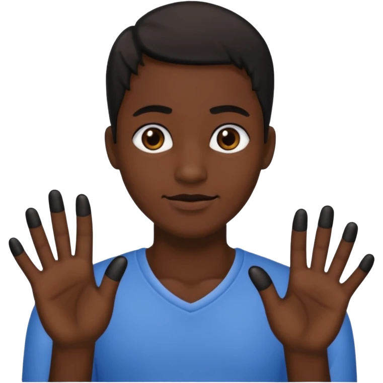 негр черные пяточки ножки пальчики emoji
