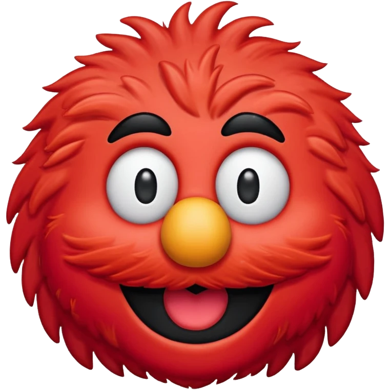 Elmo face emoji