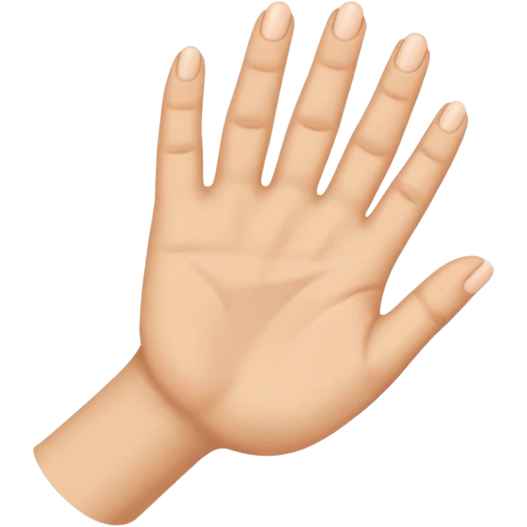 hand petting motion emoji